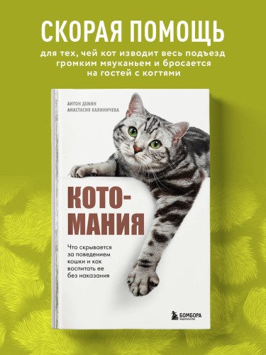 Котомания. Что скрывается за поведением кошки и как воспитать ее без наказания