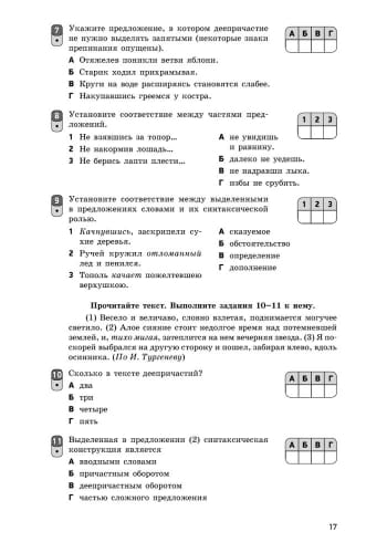 Русский язык. 7 класс (для школ с укр.яз. обуч.): тетрадь для контроля учебных достижений