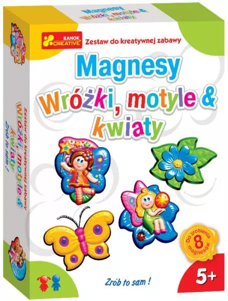 Magnesy. Wróżki motyle i kwiaty. Zestaw do kreatywnej zabawy.webp