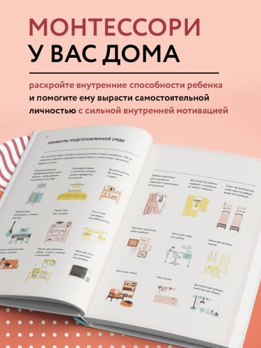 Монтессори для детей. От 3 до 12 лет. Полное руководство по воспитанию самостоятельного и всесторонне развитого ребенка